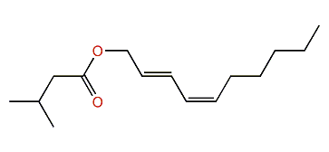 (E,Z)-2,4-Decadienyl 3-methylbutanoate